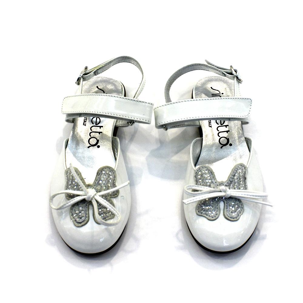 Simonetta White Ballerina Sandals