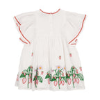 Stella McCartney Kids Floral Print White Dress SS22