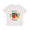 Stella McCartney Kids Logo Print White T-Shirt SS22