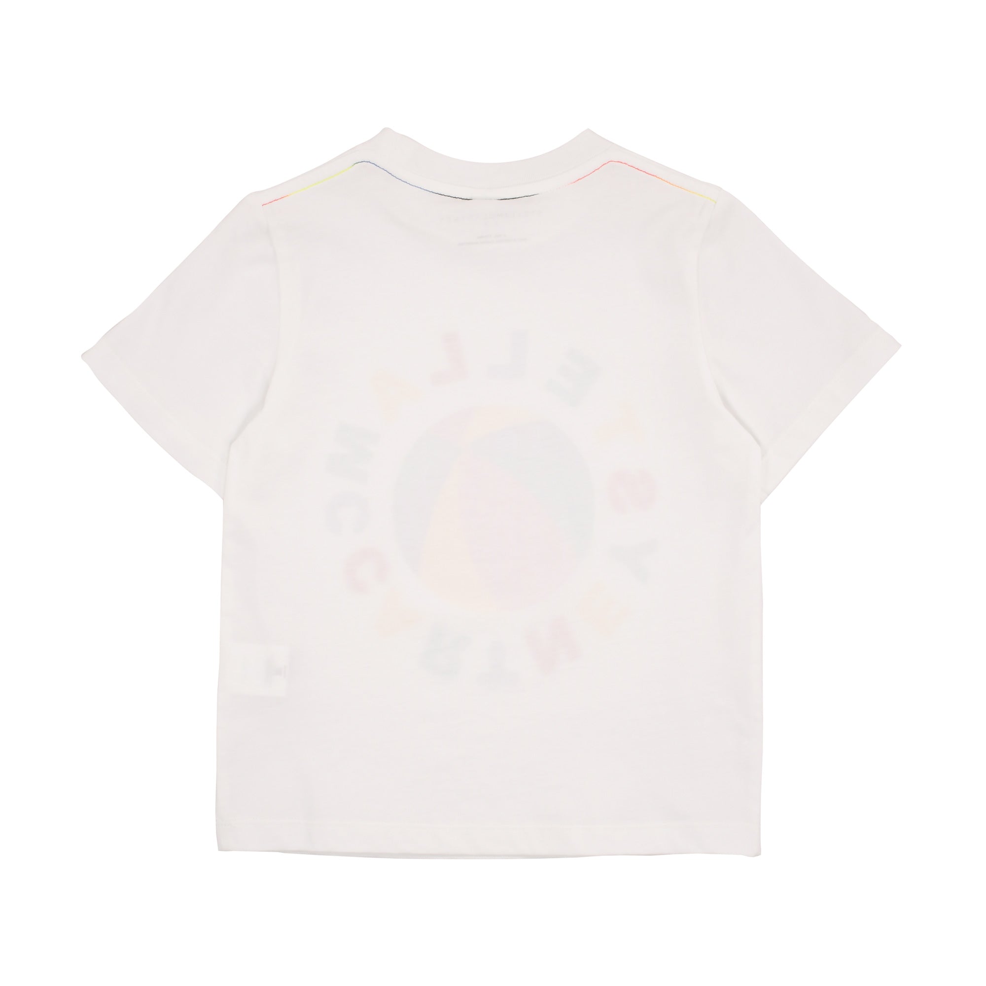 Stella McCartney Kids Logo Print White T-Shirt SS22