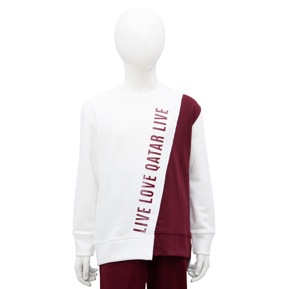 Sofya Qatar Bordeaux Jogging Suit