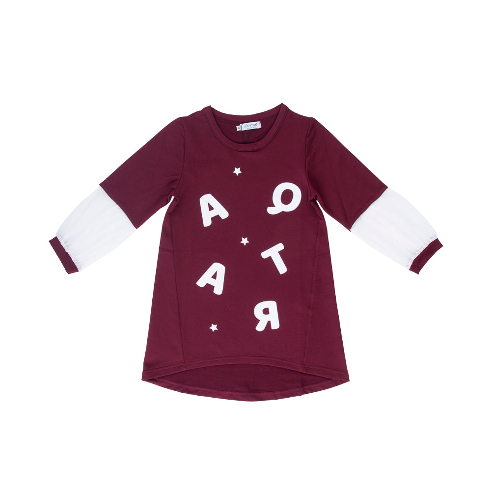 Qatar Bordeaux Dress