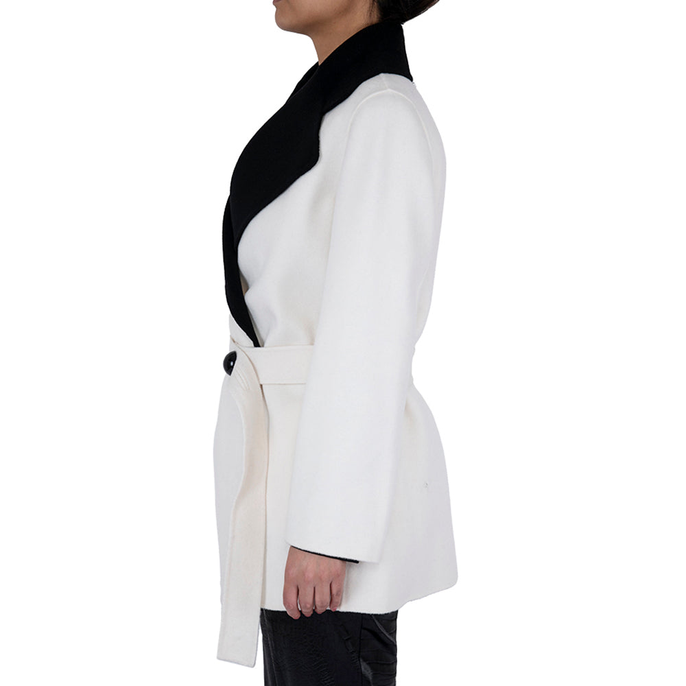 Simona Corsellini Women's Beige Long Sleeves Woo Jacket
