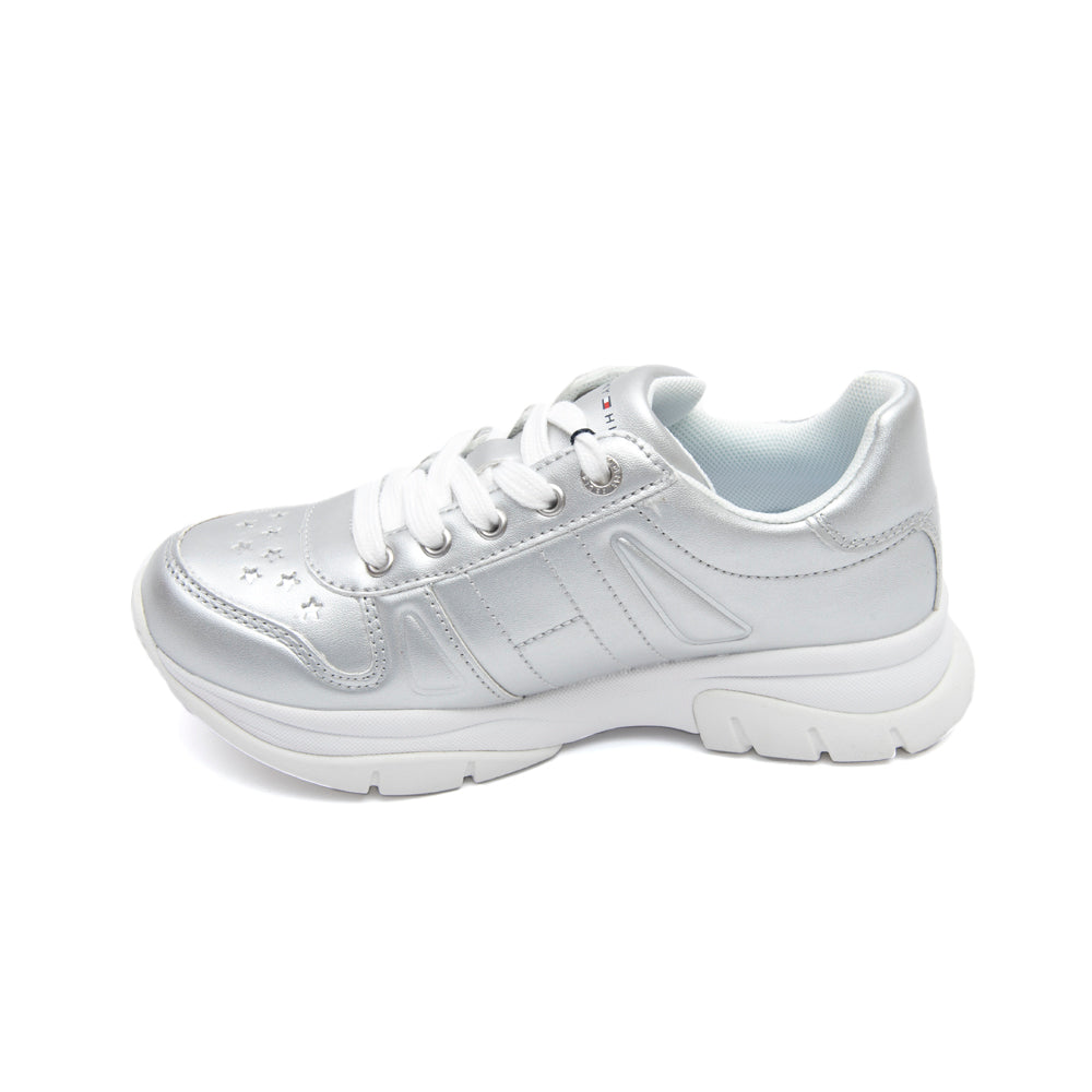 Tommy Hilfiger Kids Silver Shoes