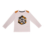 Timberland Kids Boy's White Long Sleeve T-Shirt