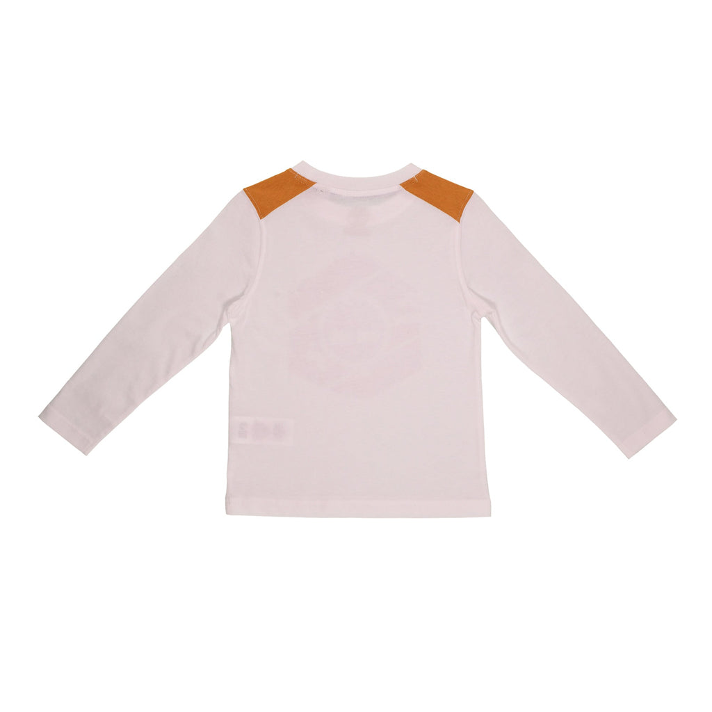 Timberland Kids Boy's White Long Sleeve T-Shirt
