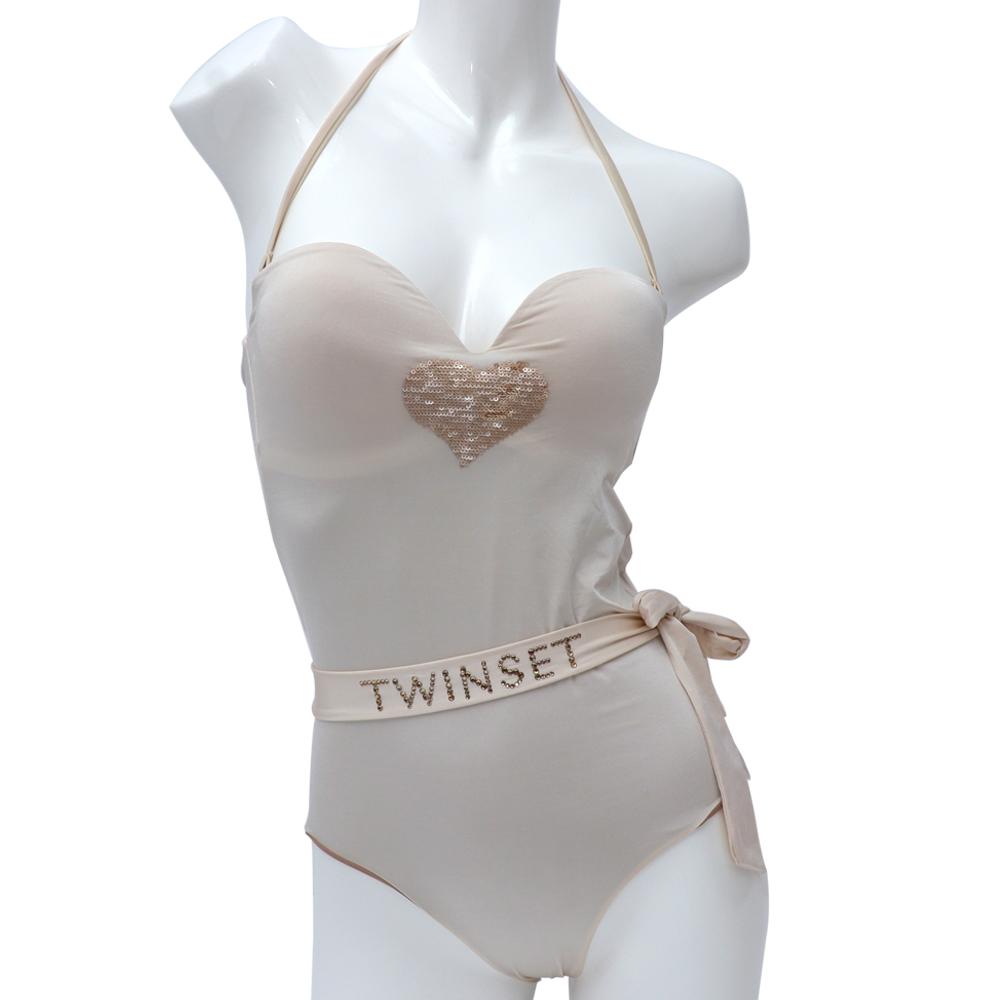 Twinset One-piece Swimsuit Ivory XS