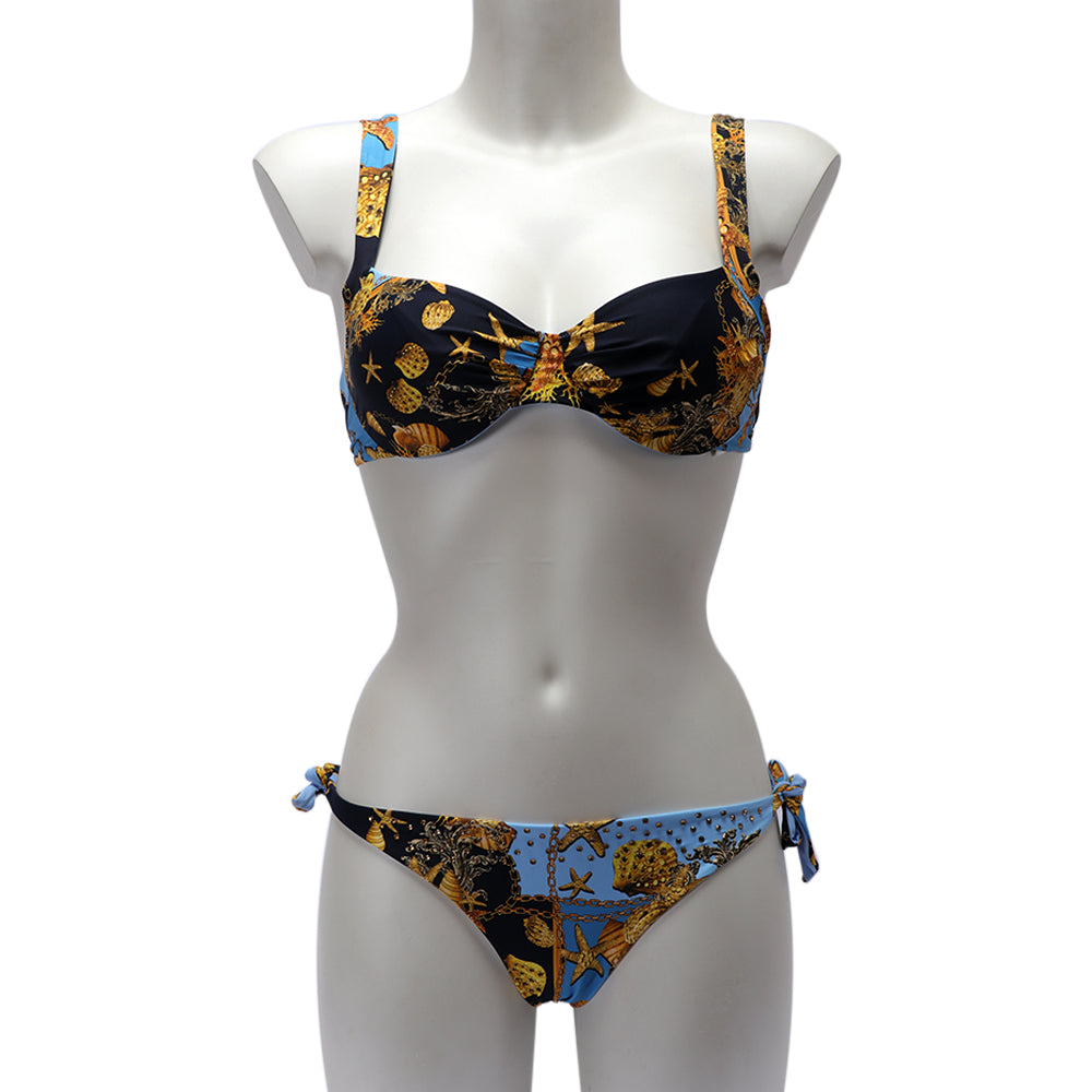Twinset Underwire Bikini Top With Print