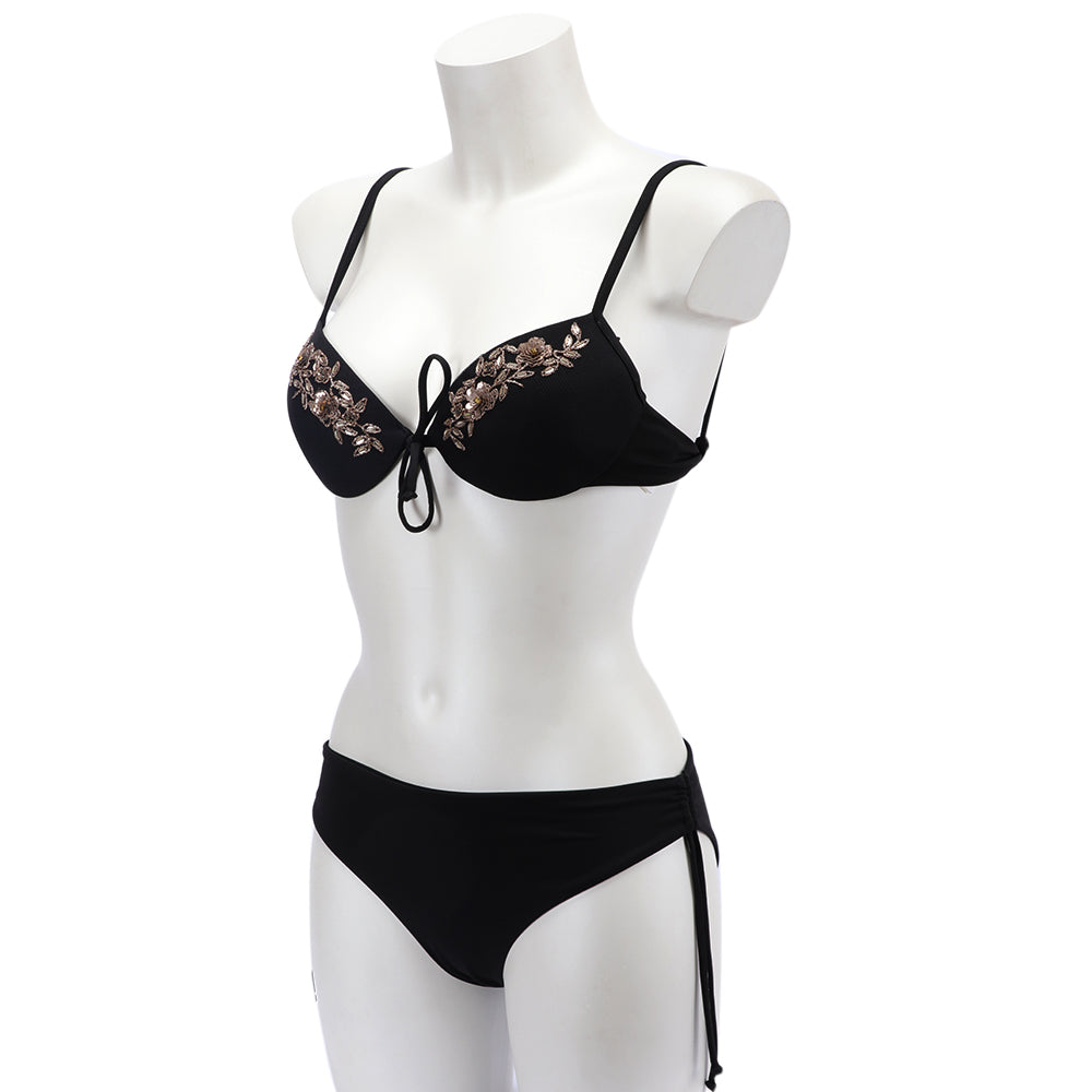 Twinset Embroidered Push-Up Bikini Top