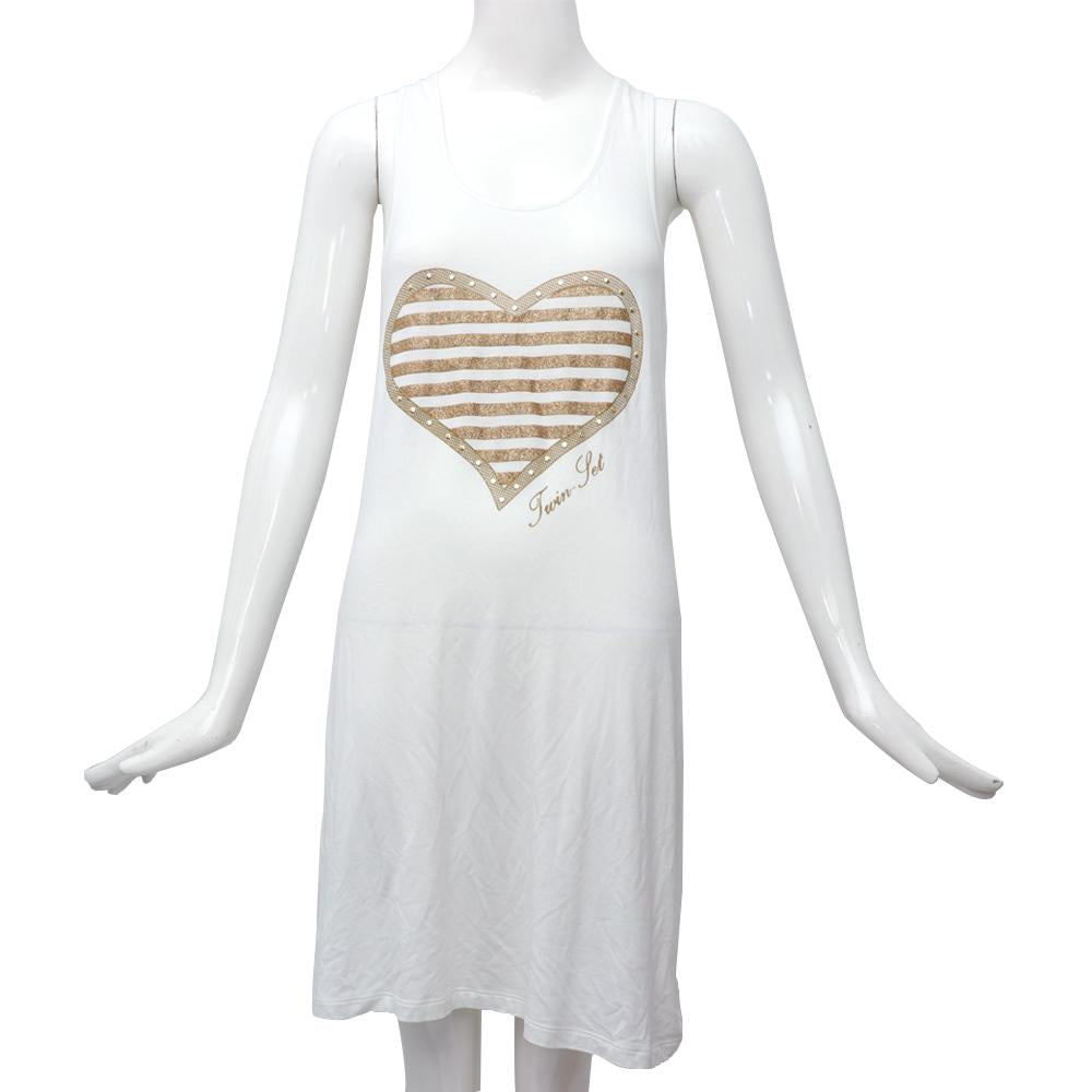 Twinset Knitted Top White Small