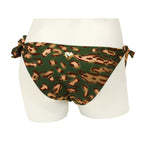 Twinset Bikini Thong Floral Print Green Amazzonia