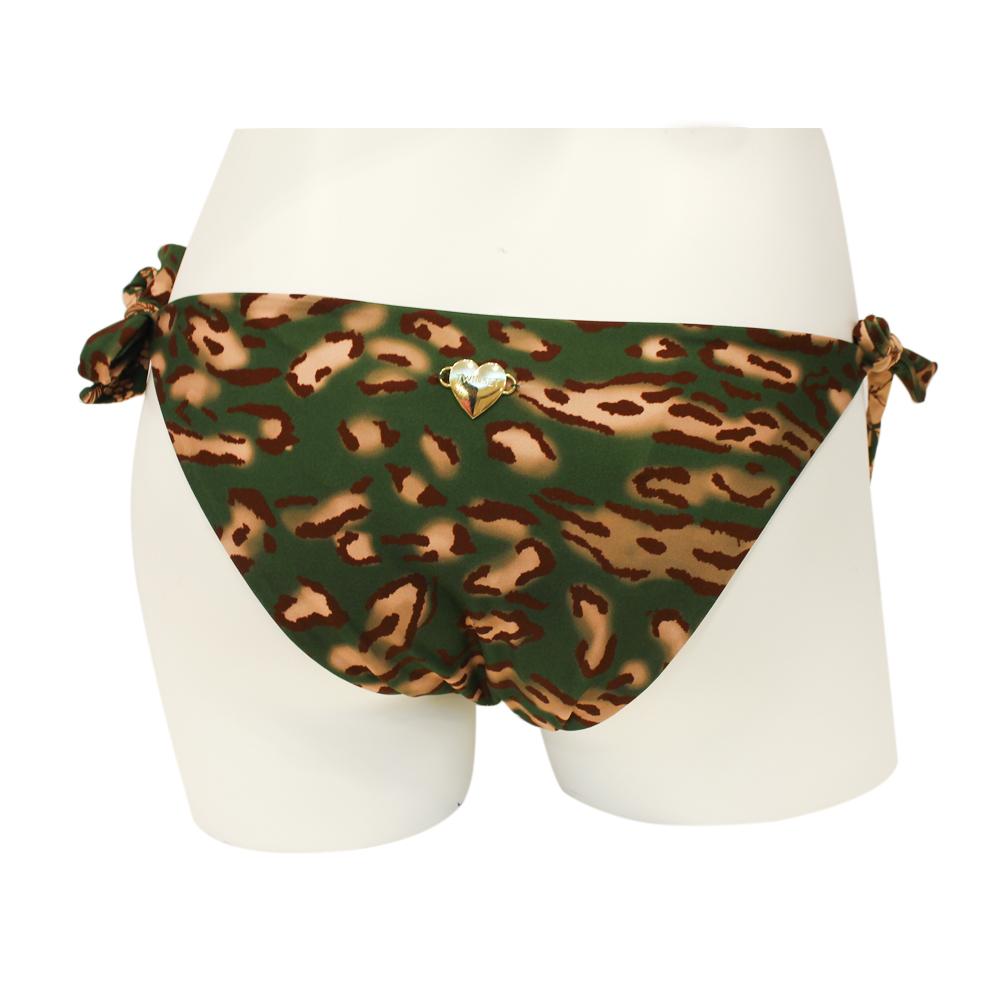 Twinset Bikini Thong Floral Print Green Amazzonia