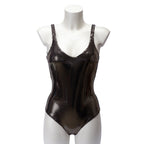 Twinset One-Piece Swimsuit With Laminated Polka Dots