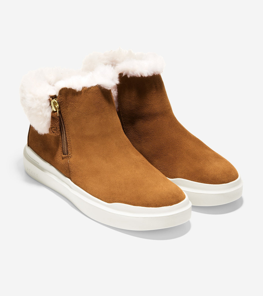 Cole Haan GrandPro Rally Sneaker Bootie Womens Fashion