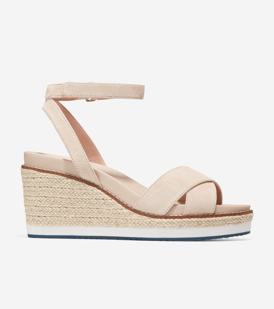 Cole Haan Women s Cloudfeel Espadrille Wedge Sandal Out of the Blue