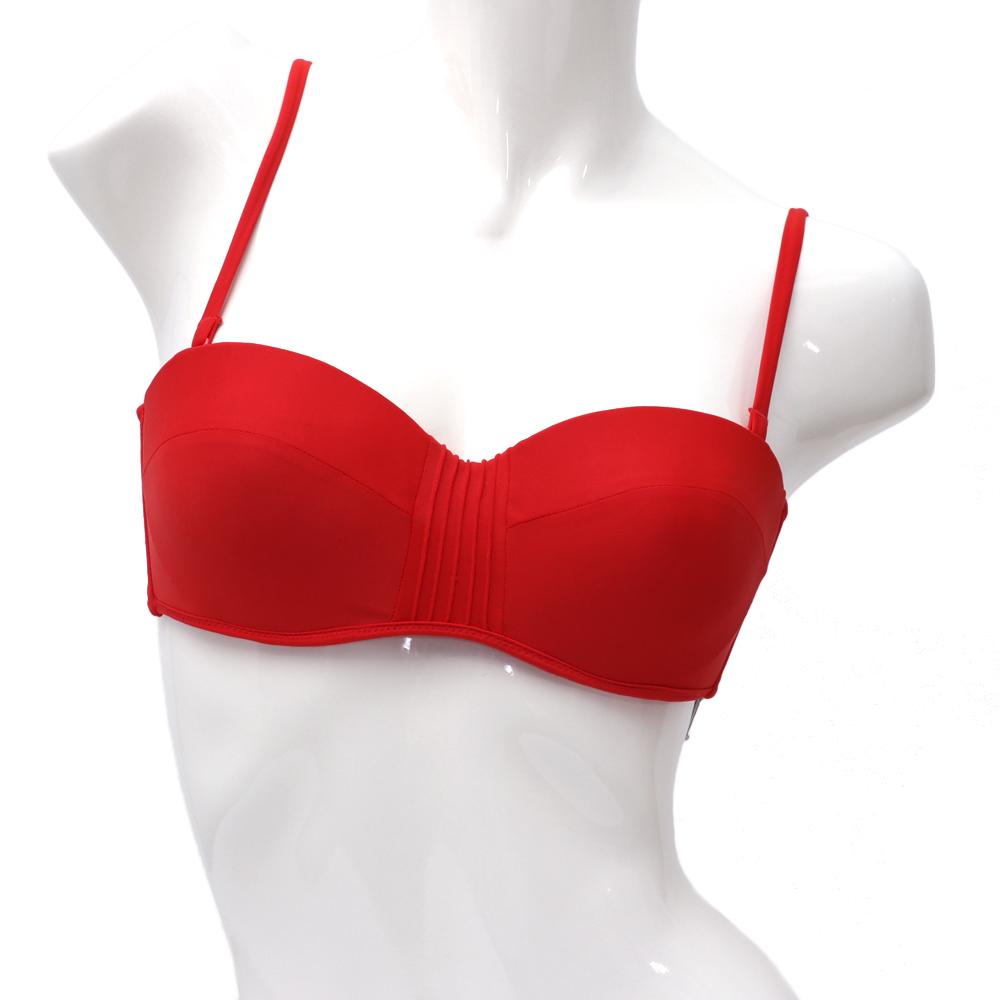 Yamamay Padded Bandeau Bikini Bra Red 34B