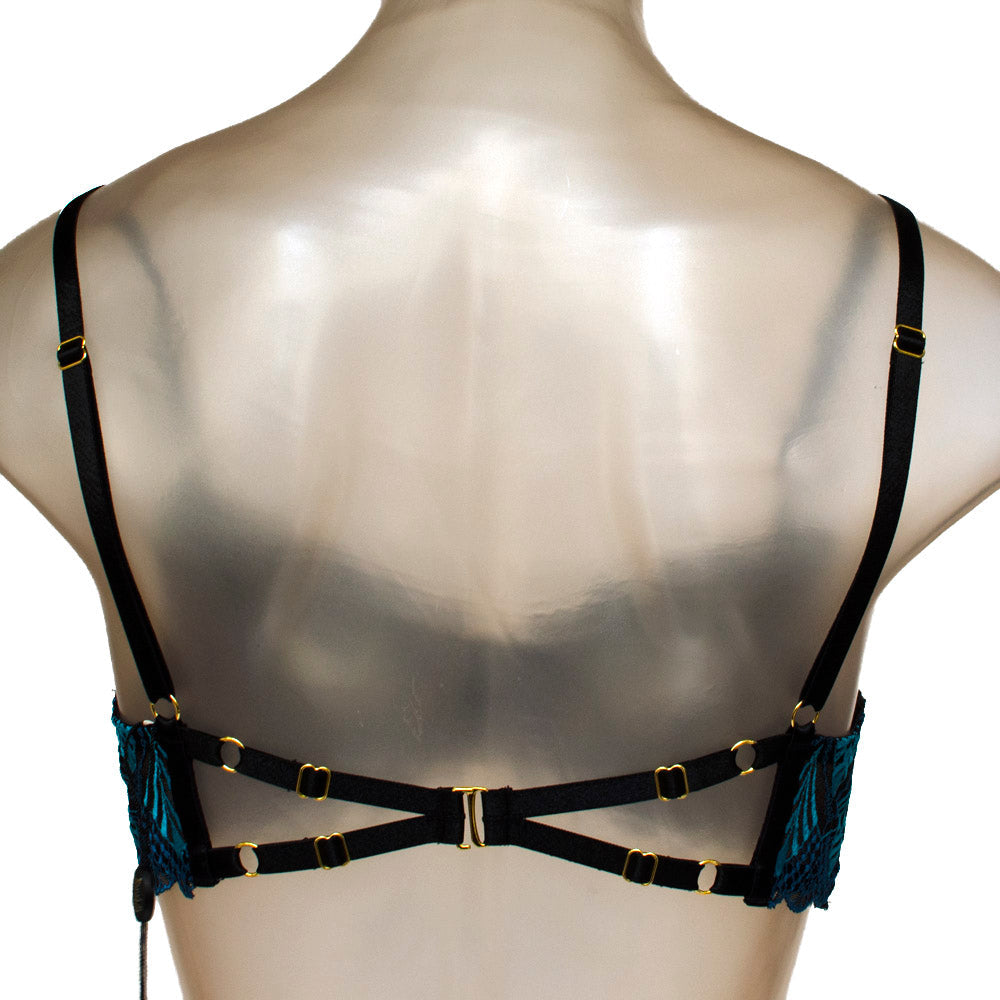 Bordelle Balconette Wire Bra Lagoon Style