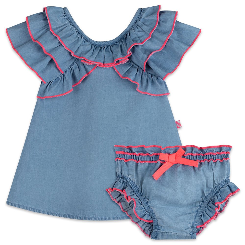 Billieblush Kids Ruffled Denim Dress  Out of the Blue