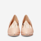 Cole Haan Grand Ambition Wedge (75mm) Mahogany Rose Leather/ Mahogany Rose / Brushed Gold