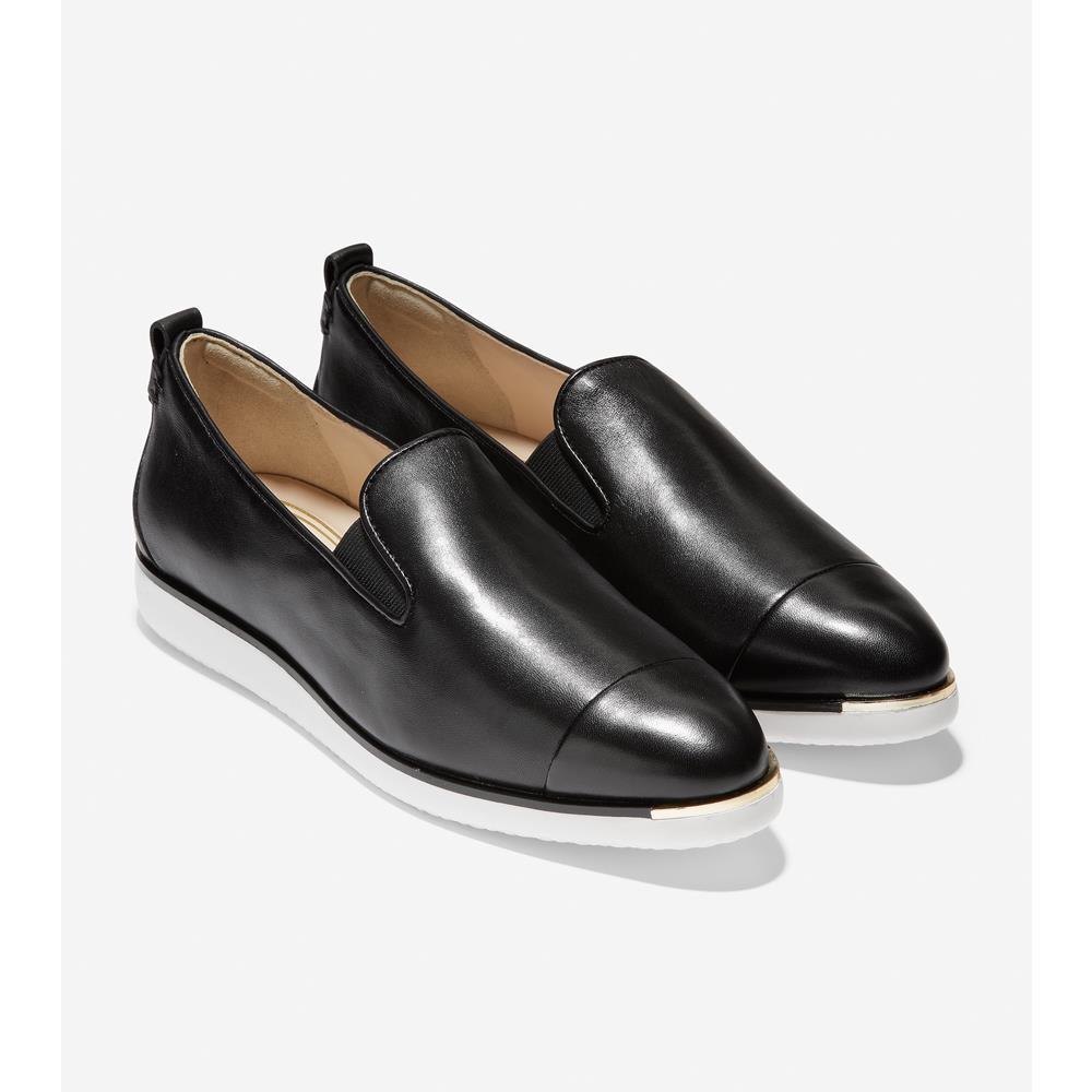 Cole Haan Grand Ambition Slip-on Sneaker Black Leather