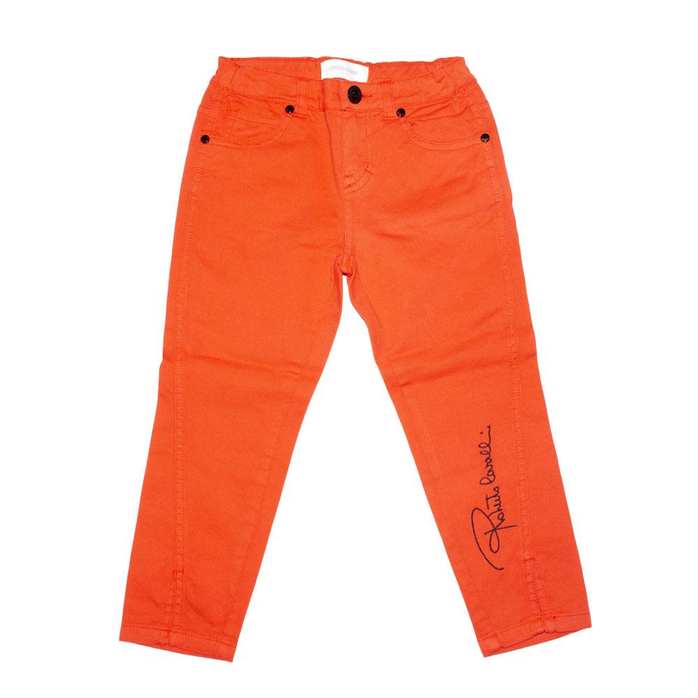 Roberto Cavalli Orange Trousers