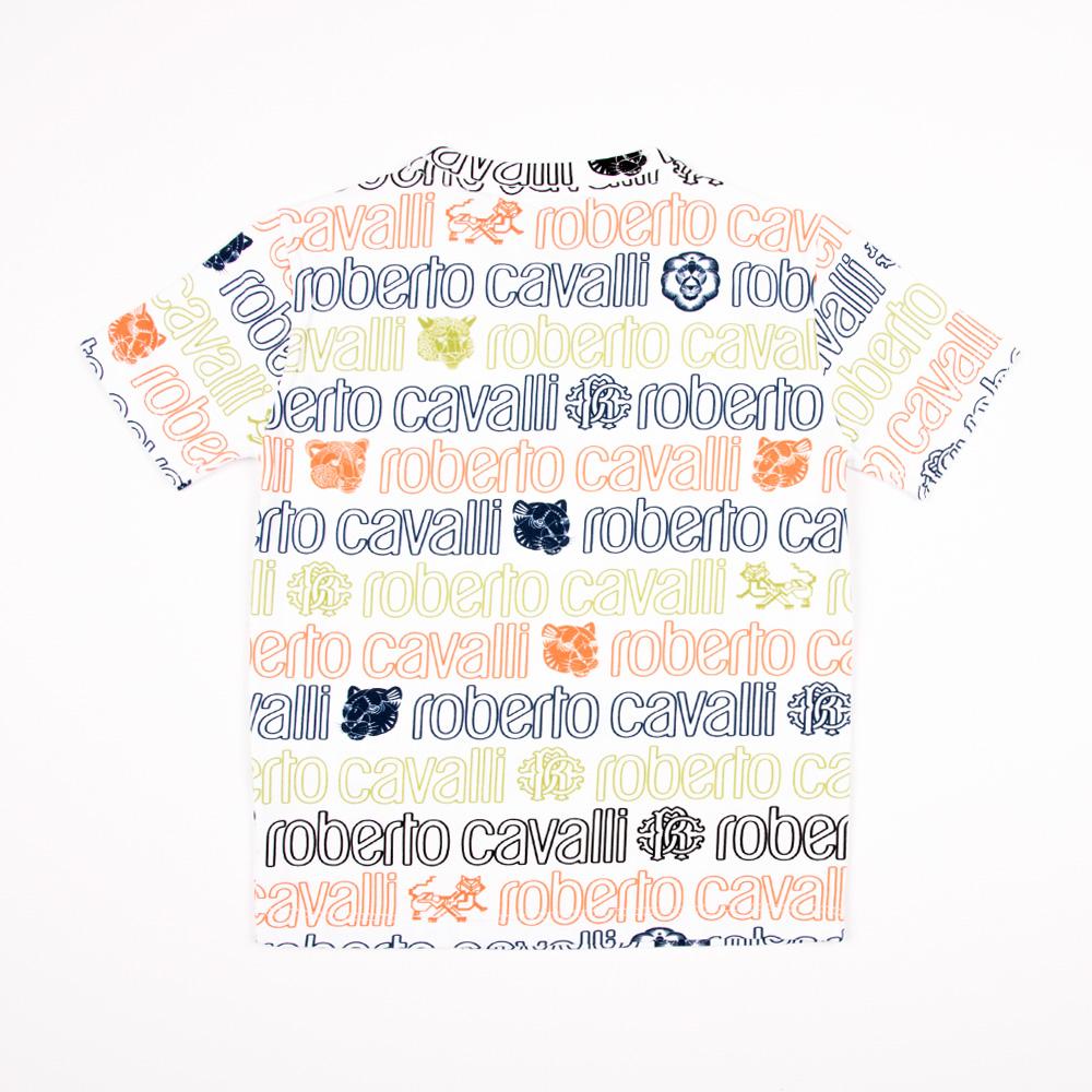 Roberto Cavalli Multicolor T-Shirt